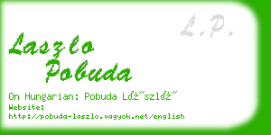 laszlo pobuda business card